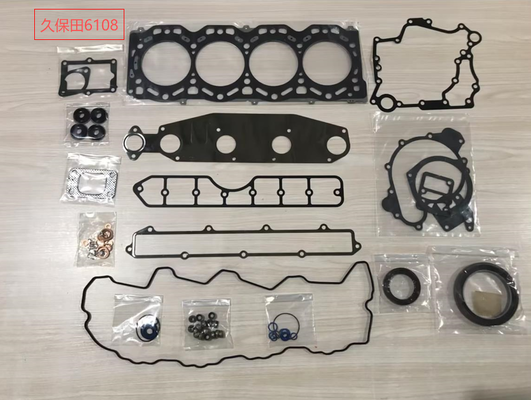 Full Gasket Set 1J700-03300 6108 For Kubota Engine 6108-N 6108-T