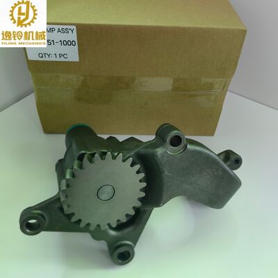 Oil Pump Assembly 6251‑10‑1000 for Komatsu 6D140 Diesel Engine